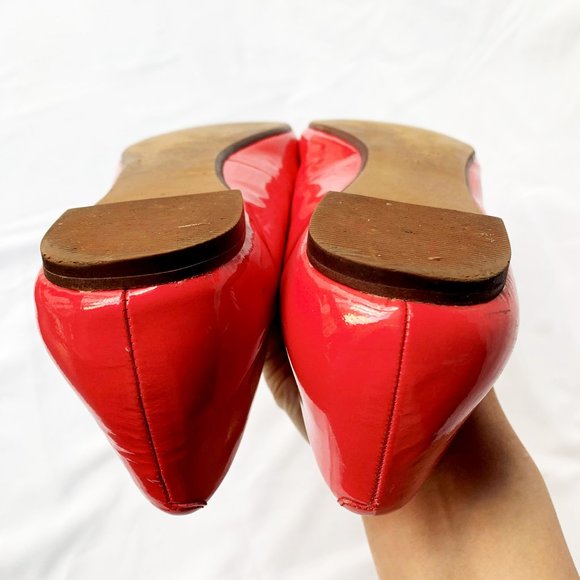 Madewell Hot Pink Patent Leather Flats - Picture 3 of 6